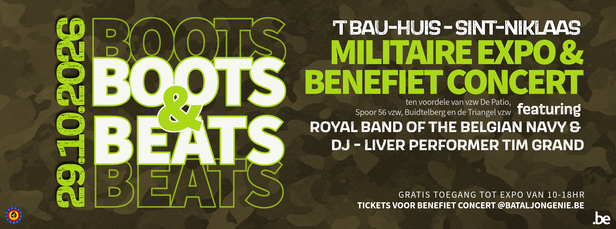 BOOTS 1 BEATS VISUAL 9 BANNER TICKETING PAGE